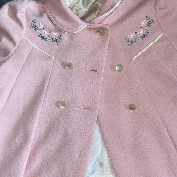 Cute Togs Vintage Pea Coat Size 24 Months - Picture 3 of 7